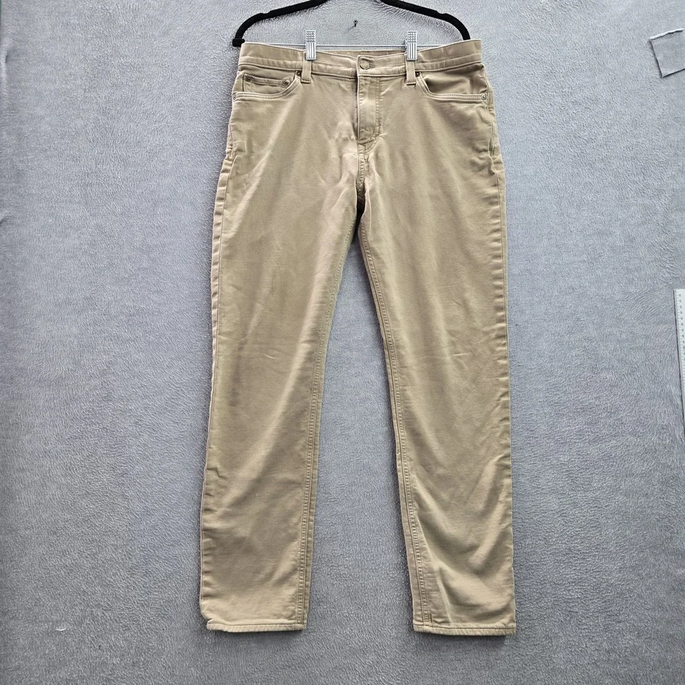 Banana Republic Men Pants 33X32 Brown Chino Twill Traveler 29